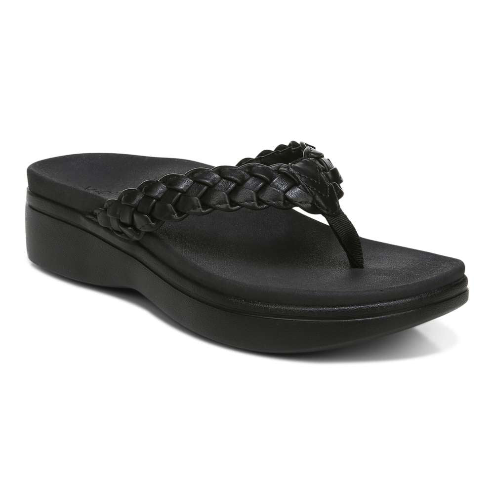 🔥Last Day Promotion 50% OFF - Women's Braided Platform Thong Sandals