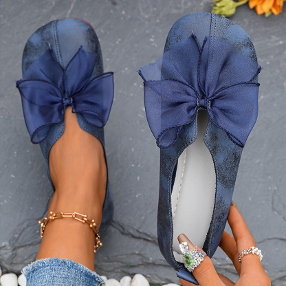 🔥Last Day Promotion 50% OFF - Women's Butterfly Flower Decor Slip-On Casual Shoes