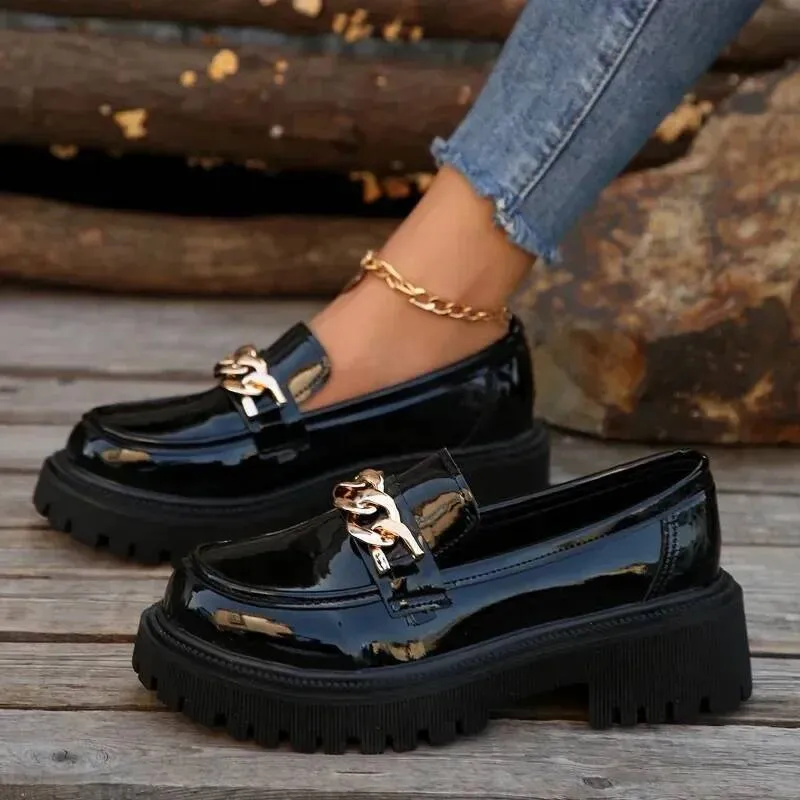 🔥Last Day Promotion 50% OFF - Women’s Ultra-Comfortable Thick-Soled Genuine Leather Orthopaedic Loafers