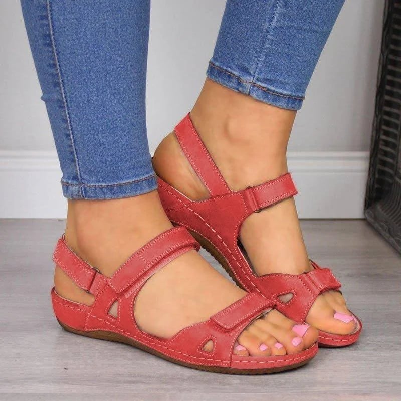 🔥Last Day Promotion 50% OFF - Women's Comfort Velcro Orthopedic Sanda