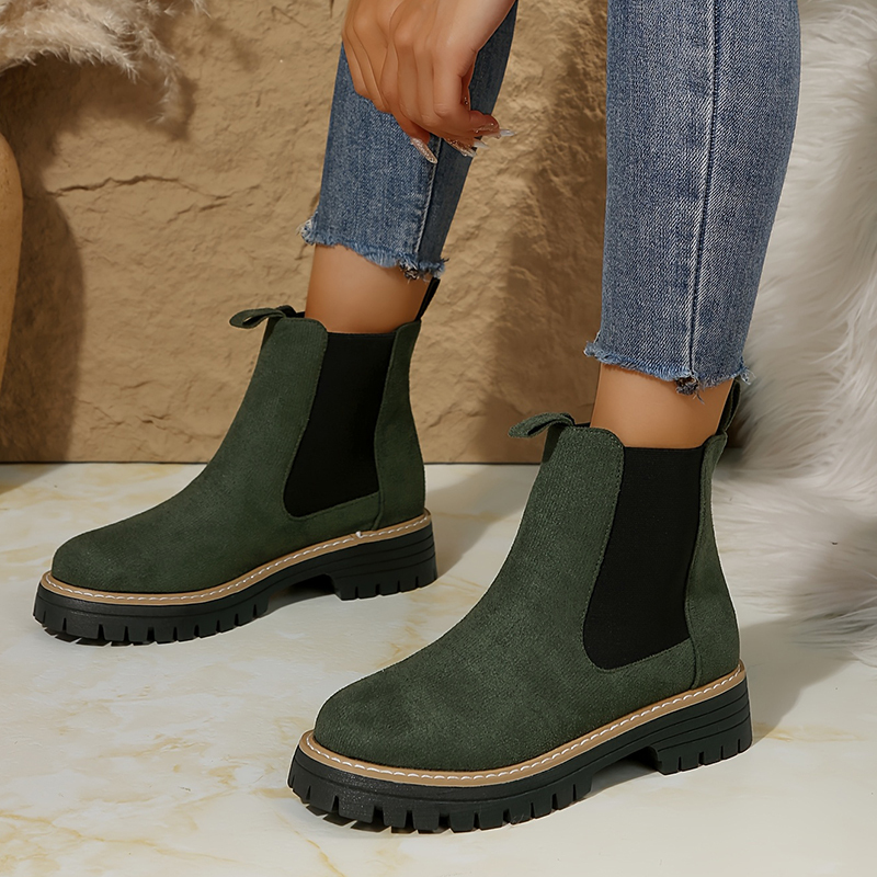 🔥Last Day Promotion 50% OFF - Women's Comfortable Solid-Colour Non-Slip Orthopedic Ankle Boots