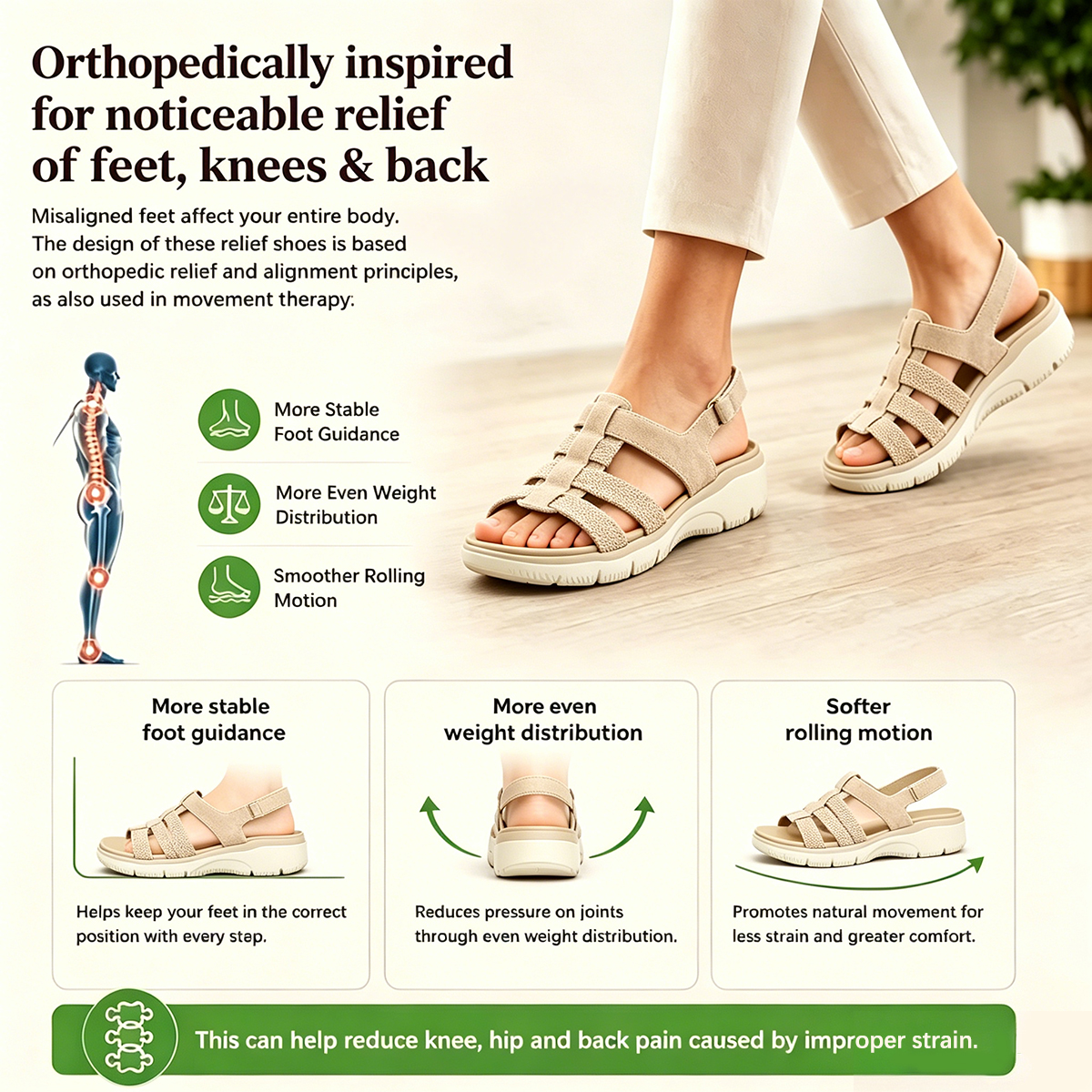 Bstore® - 50% OFF -  Women's Comfortable Wedge Orthopaedic Sandals