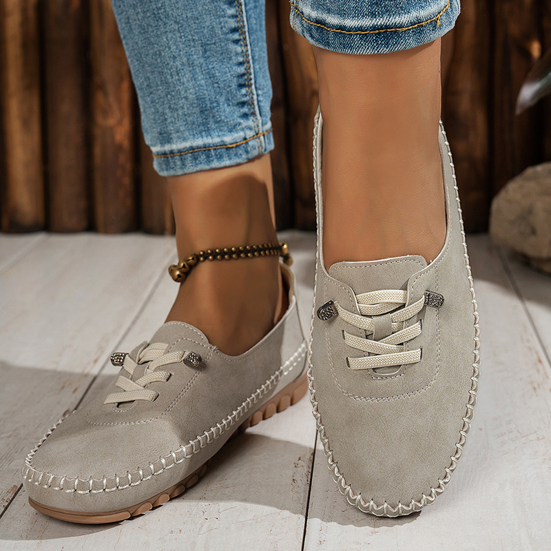 🔥Last Day Promotion 50% OFF - Women's Comfortable Soft Hand-Stitched Genuine Leather Loafers