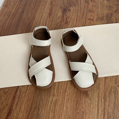 Women's Cross-strap Hollow Breathable Velcro Sandals