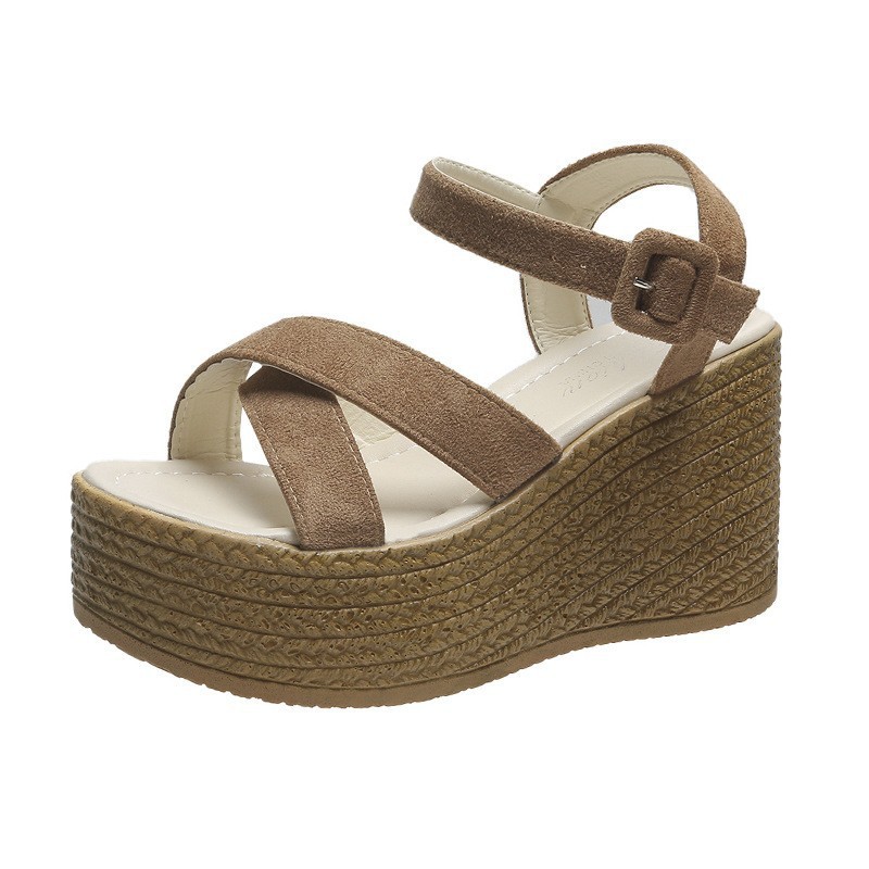 🔥Last Day Promotion 50% OFF - Women's Slope Heel Thick Bottom Orthopaedic Sandals