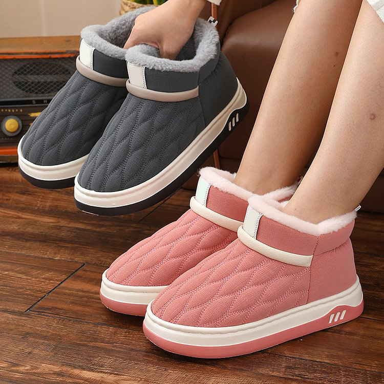 🔥Last Day Promotion 50% OFF - Fashionable & Cosy Plush Lined Waterproof Non-Slip Snow Boots