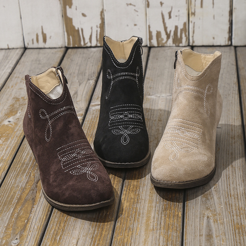 🔥Last Day Promotion 50% OFF - Women's Fashion Chunky Heeled Ankle Boots