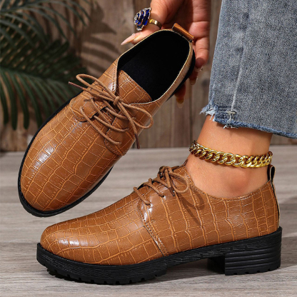 🔥Last Day Promotion 50% OFF - Women's Fashion Thick Sole Leather Loafers