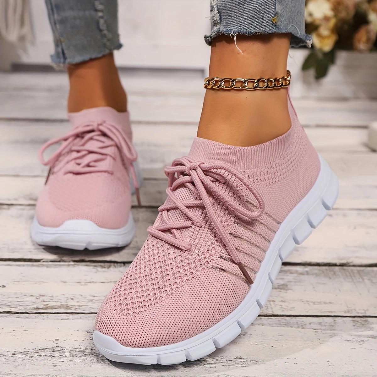 🔥Last Day Promotion 50% OFF - Women's Lightweight Breathable Soft Sole Orthopaedic Sneakers