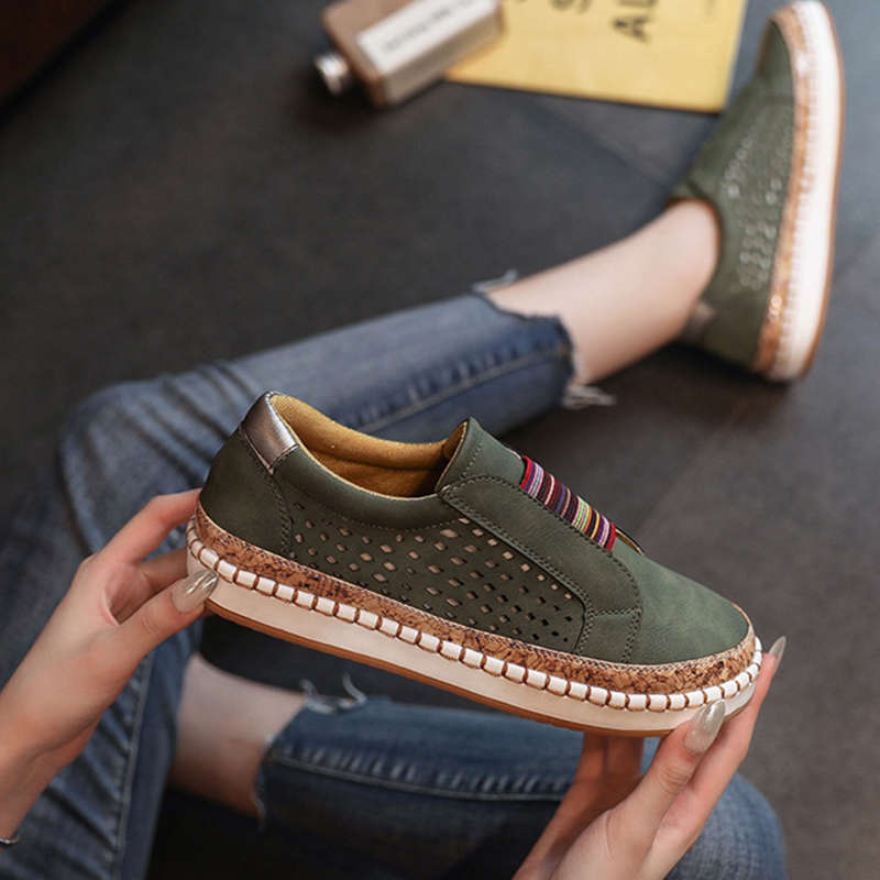 🔥Last Day Promotion 50% OFF - Women's Fashion Retro Breathable Casual Orthopedic Shoes