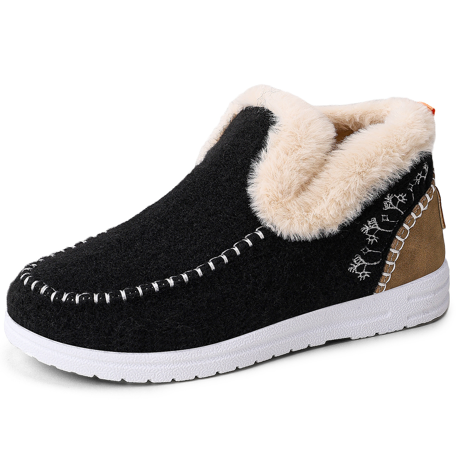 🔥Last Day Promotion 50% OFF - Women's Handcrafted Comfortable Slip-On Snow Boots