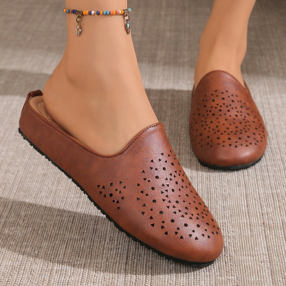 🔥Last Day Promotion 50% OFF - Women's Soft Sole Orthopaedic Leather Sandals