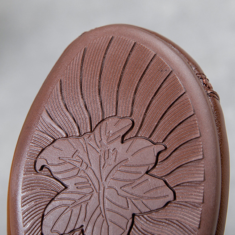 🔥Last Day Promotion 50% OFF - Women's Comfortable Warm Handcrafted Leather Ankle Boots