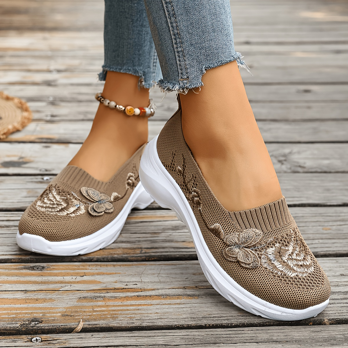 🔥Last Day Promotion 50% OFF - Women's Embroidered Comfortable Breathable Casual Shoes