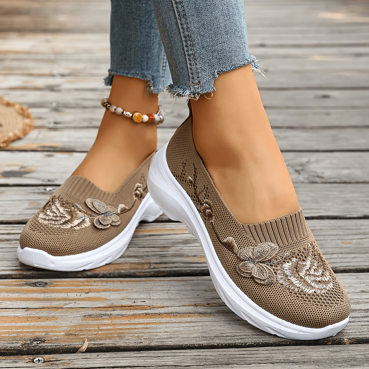 🔥Last Day Promotion 50% OFF - Women's Embroidered Comfortable Breathable Casual Shoes