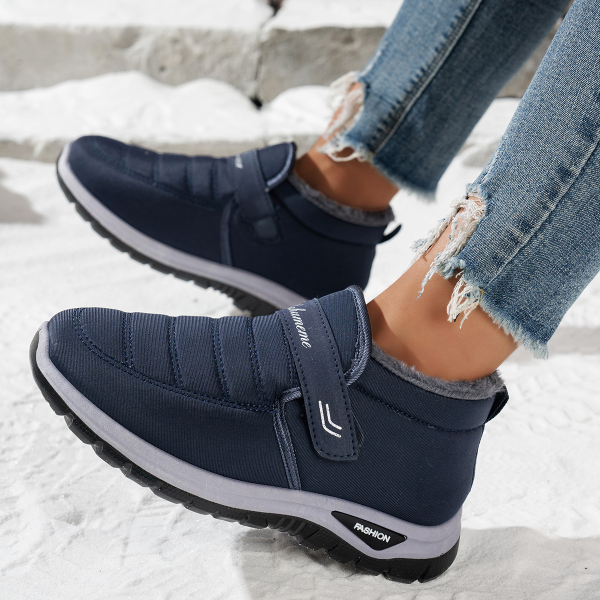 🔥Last Day 50% OFF - Women's Winter Orthopaedic Warm Snow Shoes - Wide Fit, Cushioned Sole Pain Relief
