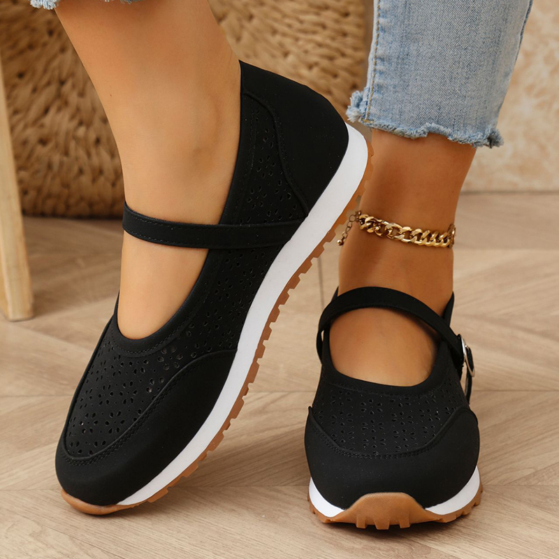 🔥Last Day Promotion 50% OFF - Women's Breathable Leather Orthopaedic Casual Shoes