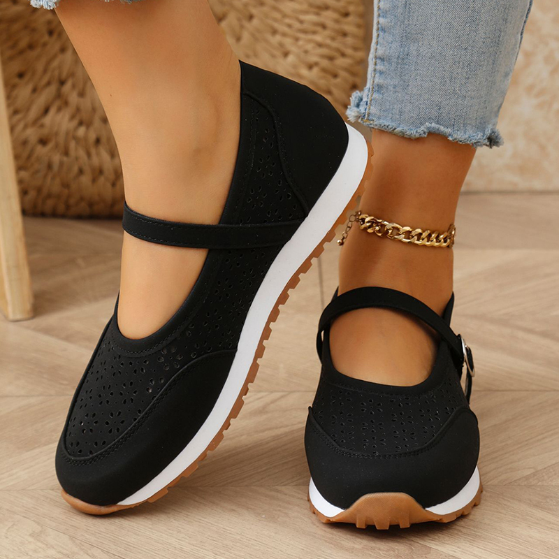 🔥Last Day Promotion 50% OFF - Women's Breathable Leather Orthopaedic Casual Shoes