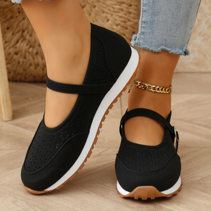 🔥Last Day Promotion 50% OFF - Women's Breathable Leather Orthopaedic Casual Shoes