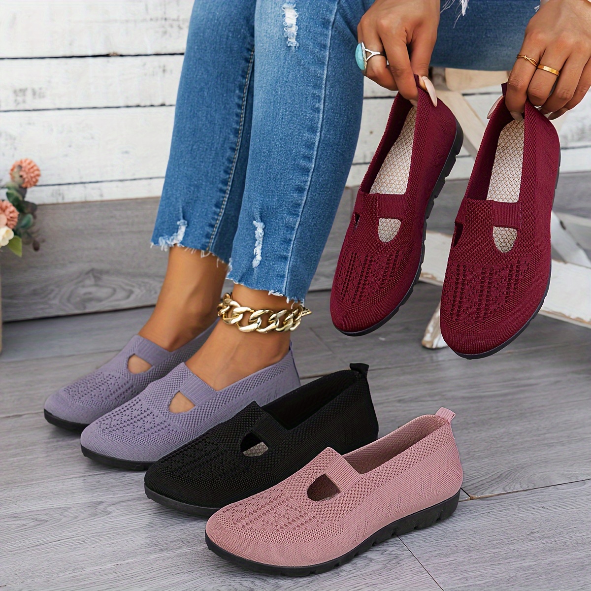 🔥Last Day Promotion 50% OFF - Women's Comfortable Breathable Casual Shoes