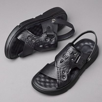 🔥Last Day Promotion 70% OFF - Men's Comfortable Genuine Leather Orthopaedic Sandals