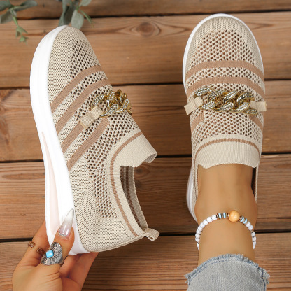 🔥Last Day Promotion 50% OFF - Women's Breathable Slope Heel Soft Sole Orthopaedic Casual Shoes