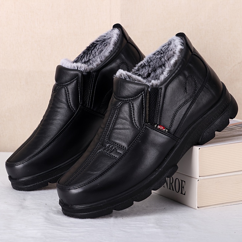 🔥Last Day Promotion 50% OFF - Men's Warm Winter Slip-On Ankle Boots