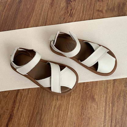 Women's Cross-strap Hollow Breathable Velcro Sandals