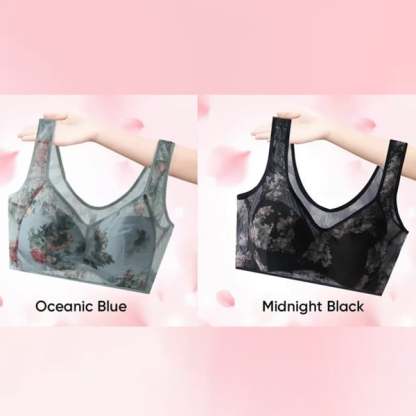 🔥LAST DAY 70% OFF - 🎁 Super gather bra | Ice Silk Lace Cooling Comfort Bra