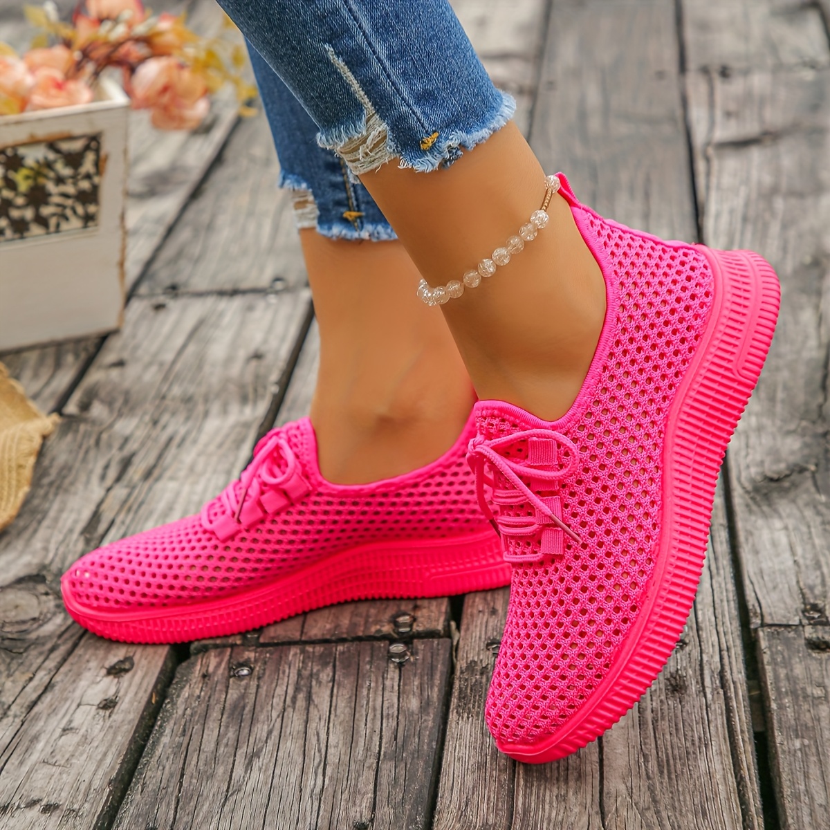🔥Last Day Promotion 50% OFF - Women's Vibrant Woven Slip-On Shoes