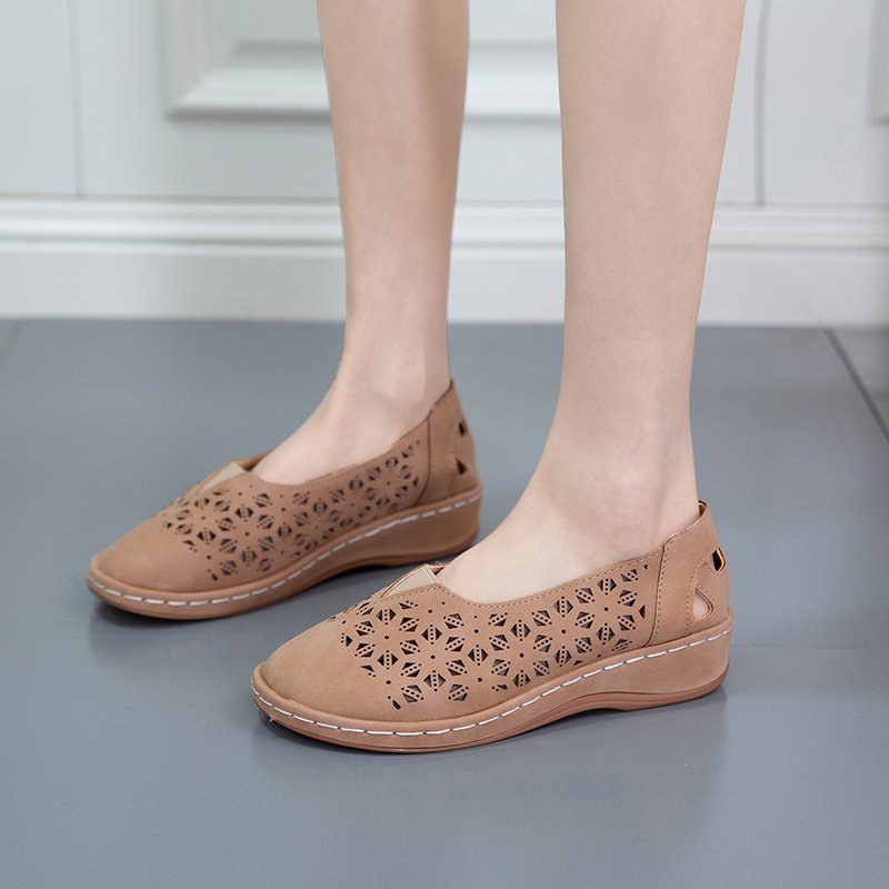 🔥Last Day Promotion 50% OFF - Women's Fashion Retro Orthopaedic Leather Shoes