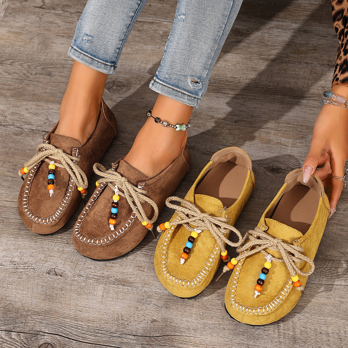 🔥Last Day Promotion 50% OFF - Women's Fashionable Vintage Casual Loafers