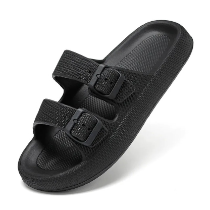 🔥Last Day Promotion 50% OFF -  Women's/Men's Cushion Air Cloud Slides Sandals