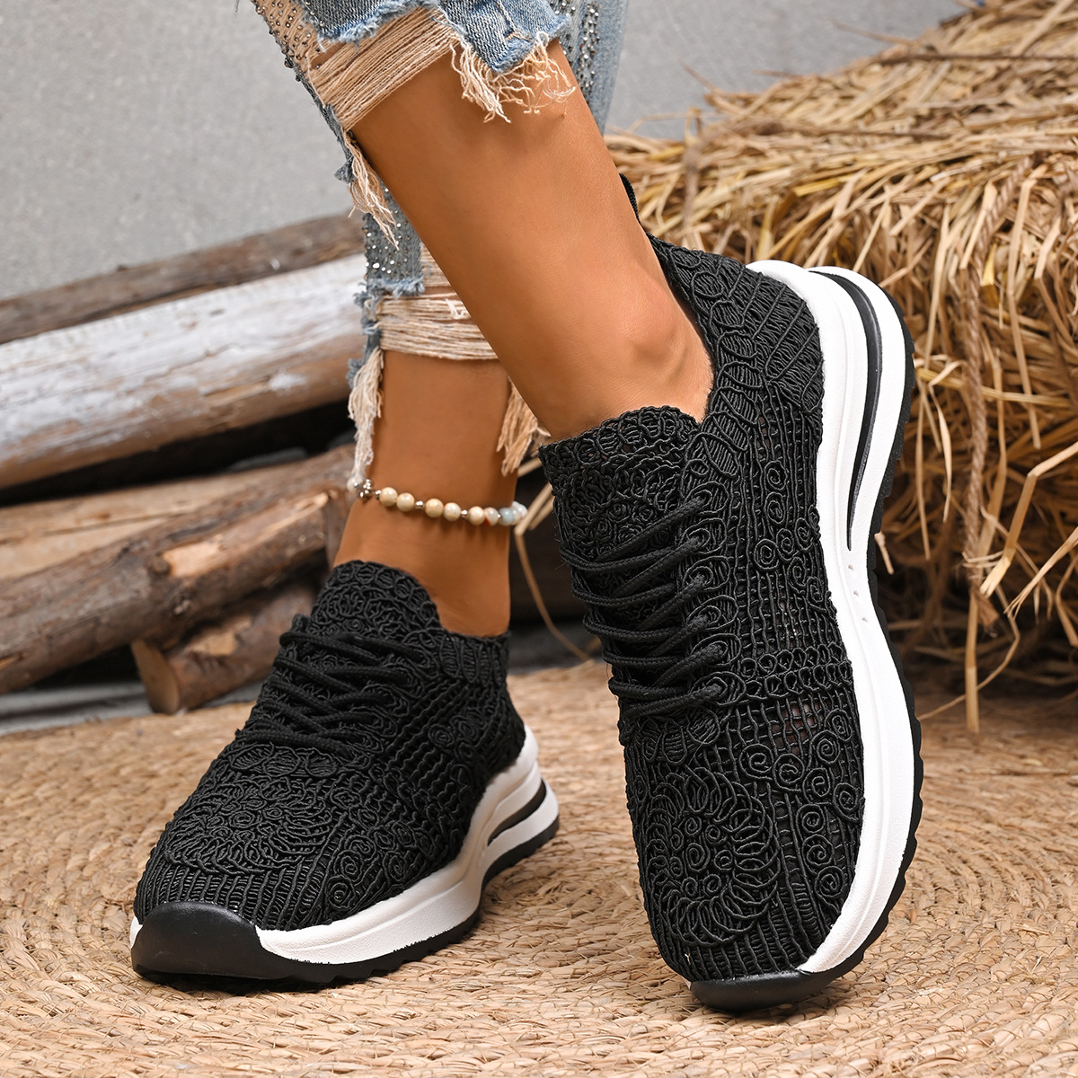 🔥Last Day Promotion 50% OFF - Women's Fashionable Comfortable Breathable Orthopaedic Sneakers
