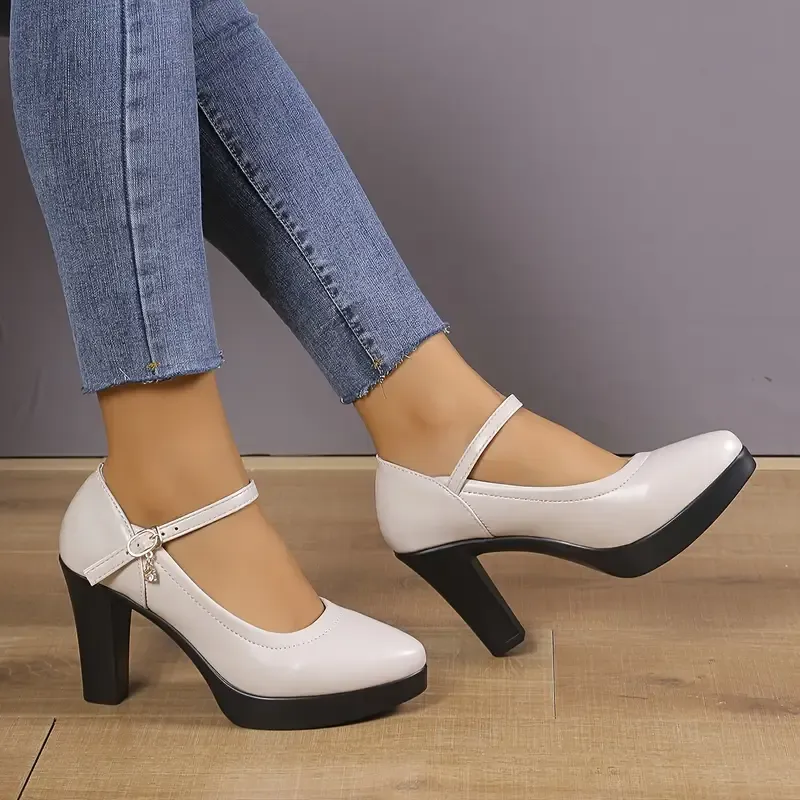 🔥Last Day Promotion 50% OFF - Women's Comfortable Fashion Chunky Leat
