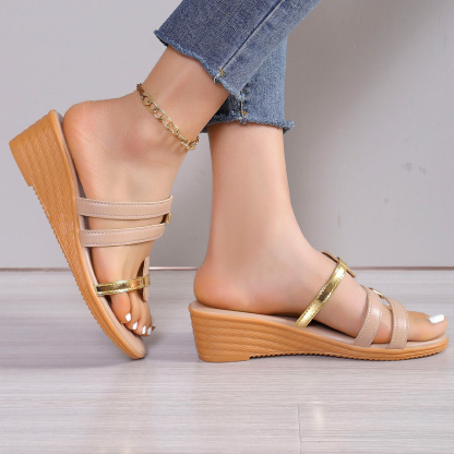 🔥Last Day Promotion 50% OFF - Women's Slope Heel Orthopaedic Sandals