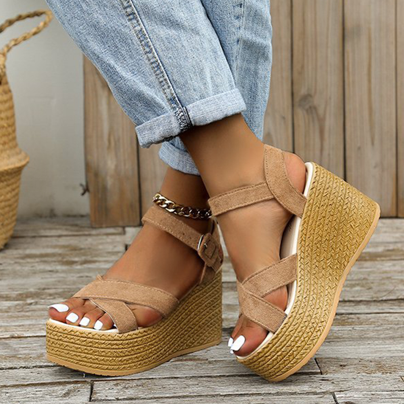 🔥Last Day Promotion 50% OFF - Women's Slope Heel Thick Bottom Orthopa