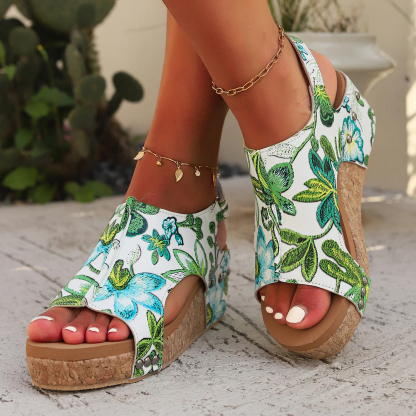 🔥Last Day Promotion 50% OFF - Women's Comfortable Thick Sole Arch Support Leather Sandals