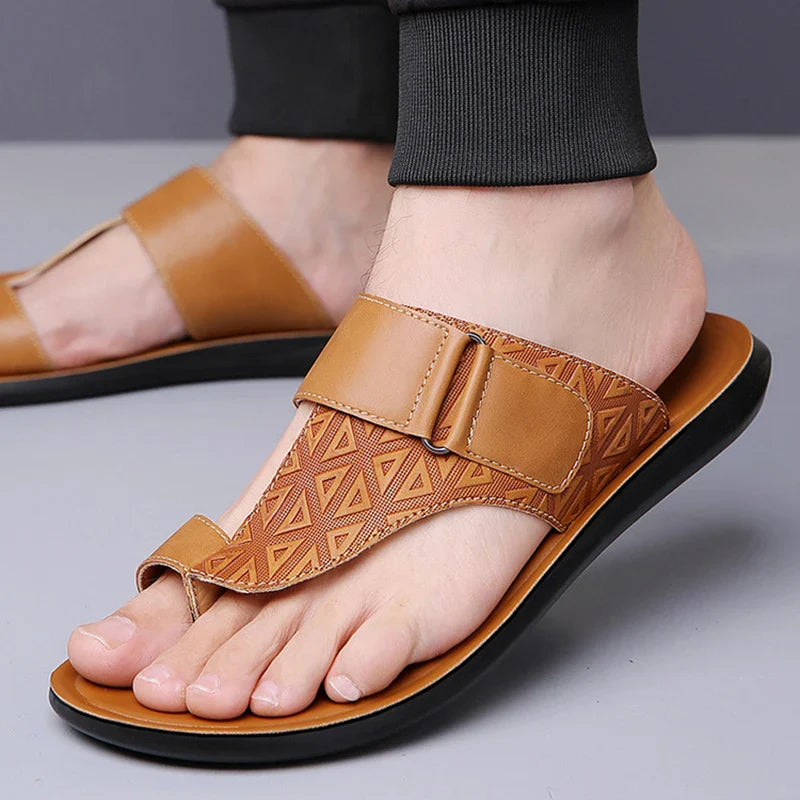 🔥Last Day Promotion 50% OFF - Men's Fashionable Leather Sandals