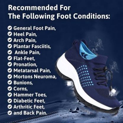 🔥Last Day Promotion 50% OFF - Women’s Comfortable Breathable Non-Slip Orthopaedic Shoes