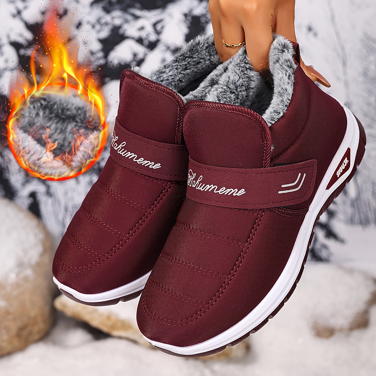 🔥Last Day Promotion 50% OFF - Women's Warm Anti-Slip Slip-On Orthopae