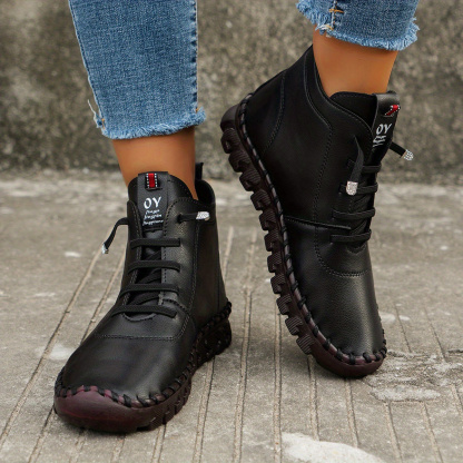 🔥Last Day Promotion 50% OFF - Women'S Comfortable Handmade Leather Orthopaedic Ankle Boots