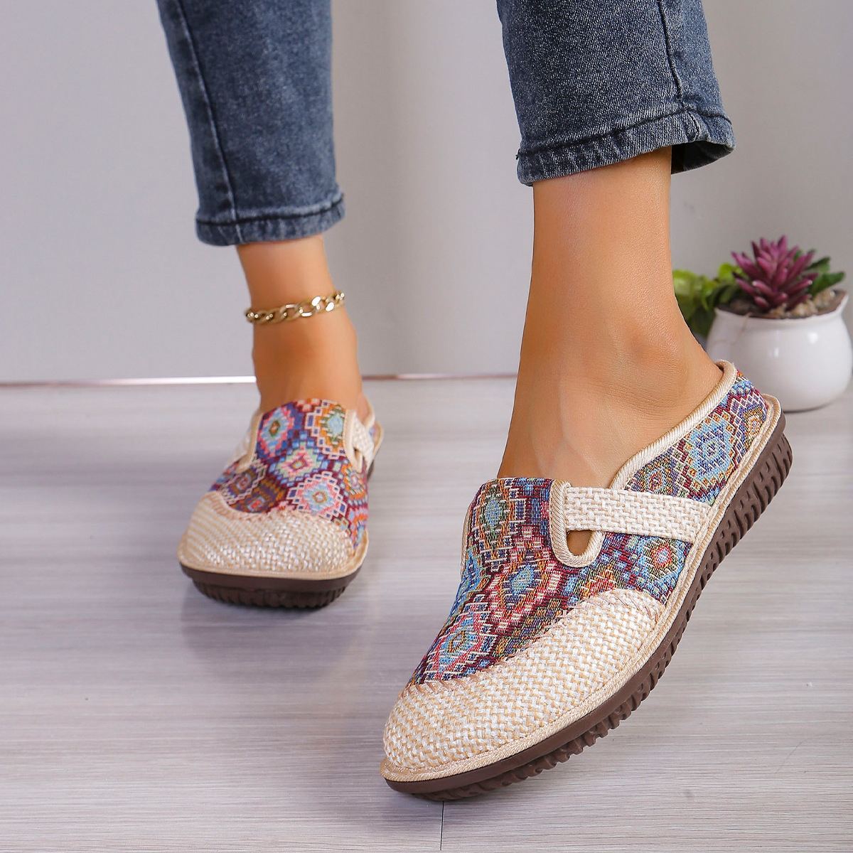 🔥Last Day Promotion 50% OFF - Women's Ethnic Style Casual Breathable Orthopaedic Shoes