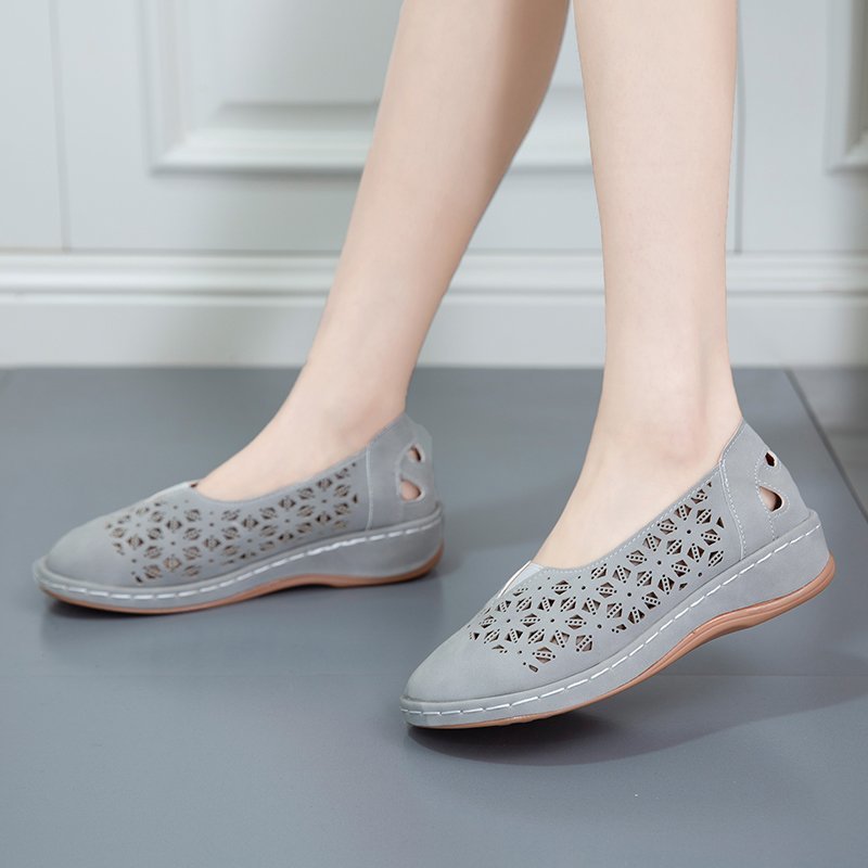 🔥Last Day Promotion 50% OFF - Women's Fashion Retro Orthopaedic Leather Shoes