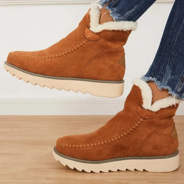 💝LAST DAY 50% OFF⭐Women's Classic Slip Resistant Ankle Snow Boots