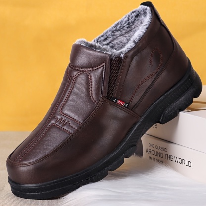🔥Last Day Promotion 50% OFF - Men's Warm Winter Slip-On Ankle Boots