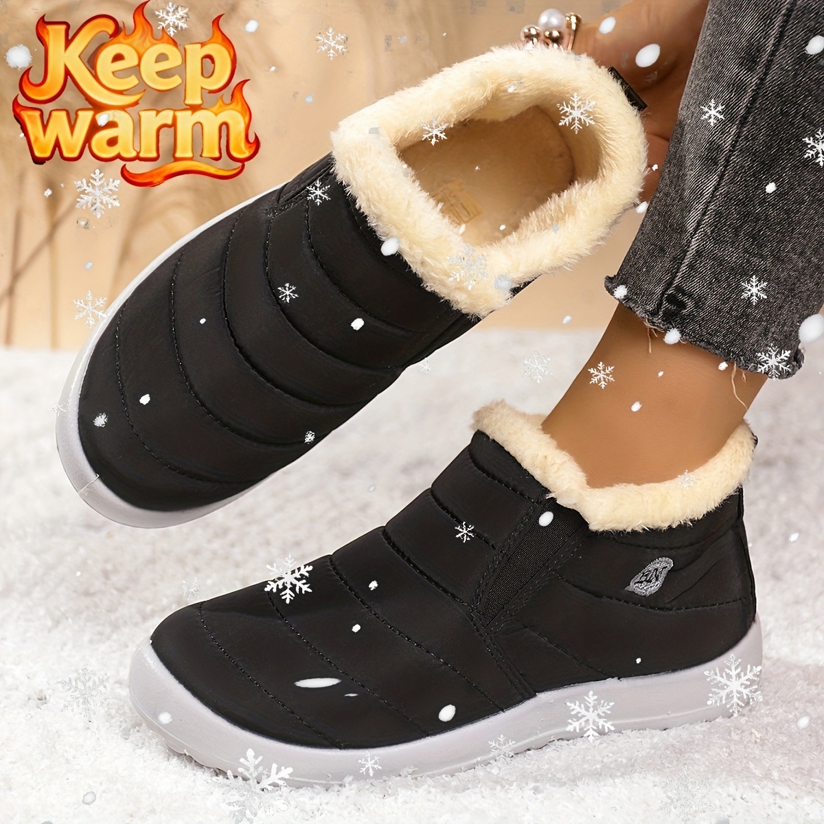 🔥Last Day Promotion 50% OFF - Women's Lightweight Winter Warm Ankle B