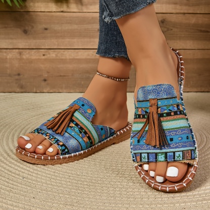 🔥Last Day Promotion 50% OFF - Women's Comfortable Tassel Flat Sandals