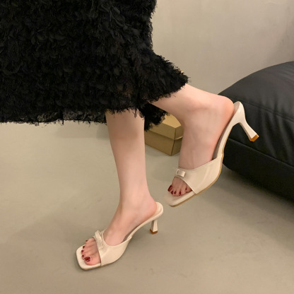 🔥Last Day Promotion 50% OFF - Women's Fashion Relief Foot Pain High Heel Leather Sandals