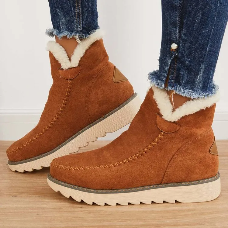💝LAST DAY 50% OFF⭐Women's Classic Slip Resistant Ankle Snow Boots